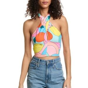 STAUD Kai Twist Halter Top